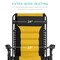 Best Choice Products Oversized Padded Zero Gravity Chair, Folding Outdoor Patio Recliner w/ Side Tray